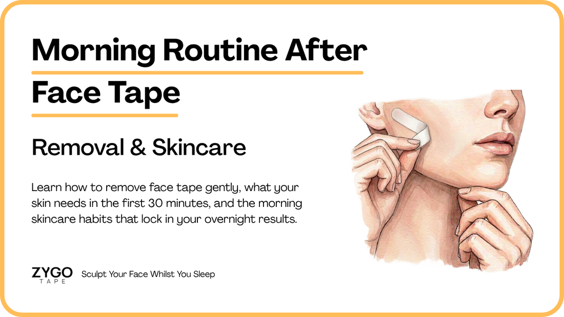 Your Morning Routine After Face Tape: Skincare, Removal, and Recovery