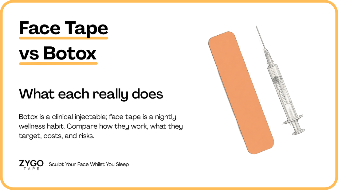 Face Tape vs Botox: A Non-Invasive Comparison
