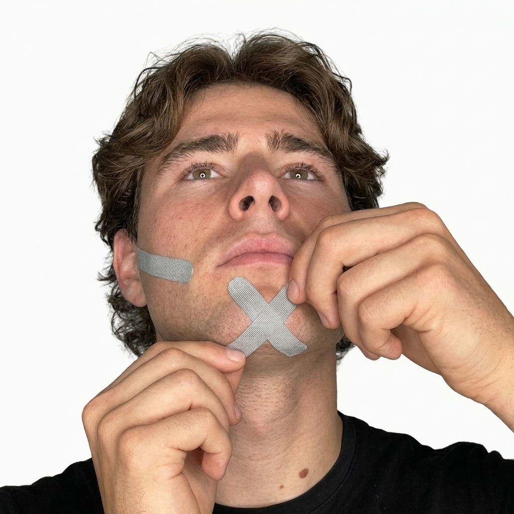 Step 3 - apply the smaller tapes